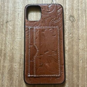 iPhone 14pro Faux leather wallet phone case